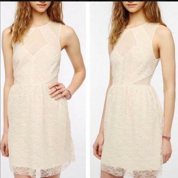 Urban Outfitters Dresses & Skirts - Urban Pins & Needles Cream Lace Dress